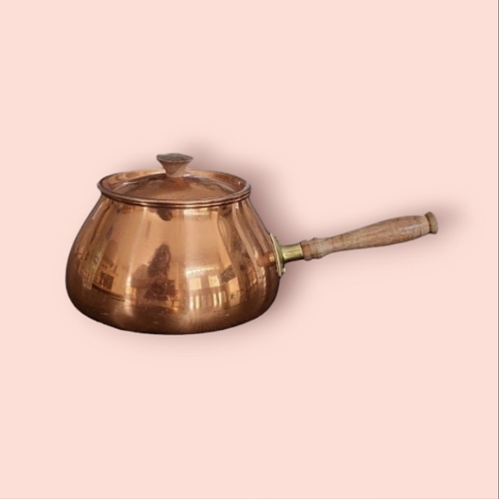 copper vintage pot